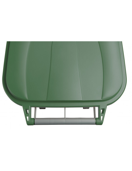 Bidone 100 litri bicolor con ruote per raccolta differenziata