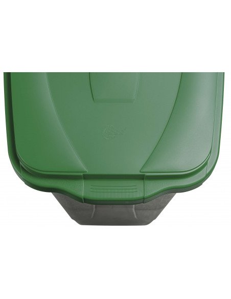 Bidone 100 litri bicolor con ruote per raccolta differenziata