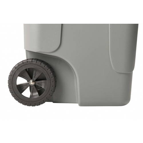 Bidone 100 litri bicolor con ruote per raccolta...