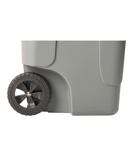 Bidone 100 litri bicolor con ruote per raccolta differenziata