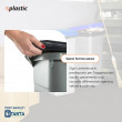 Bidone 80 litri con ruote per raccolta differenziata