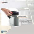 Bidone 80 litri con ruote per raccolta differenziata