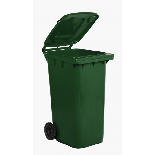 Bidone carrellato monocolore 240 litri per...