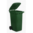 Bidone carrellato monocolore 240 litri per raccolta differenziata