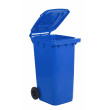 Bidone carrellato monocolore 240 litri per raccolta differenziata