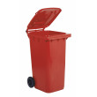 Bidone carrellato monocolore 240 litri per raccolta differenziata