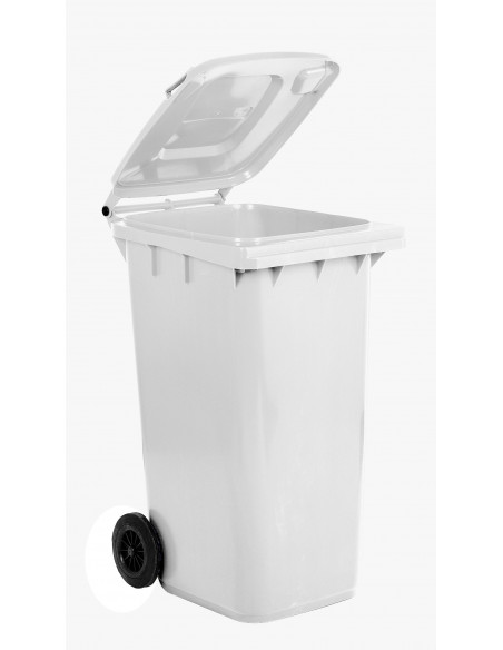 Bidone carrellato monocolore 240 litri per raccolta differenziata