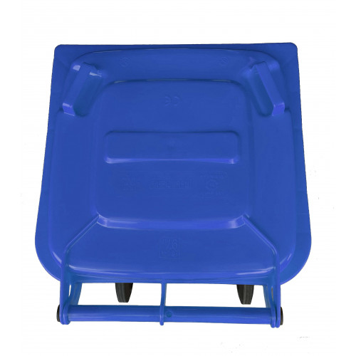 Bidone carrellato monocolore 240 litri per...