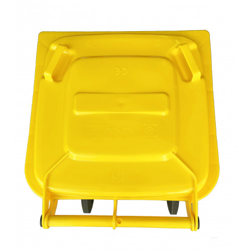 Bidone carrellato monocolore 240 litri per...