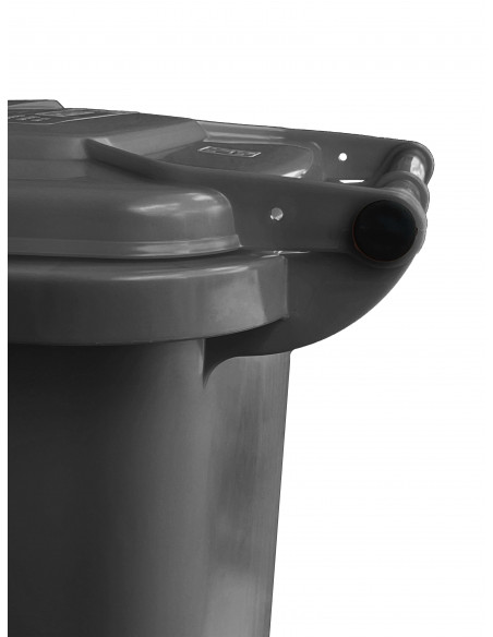 Bidone carrellato monocolore 240 litri per raccolta differenziata