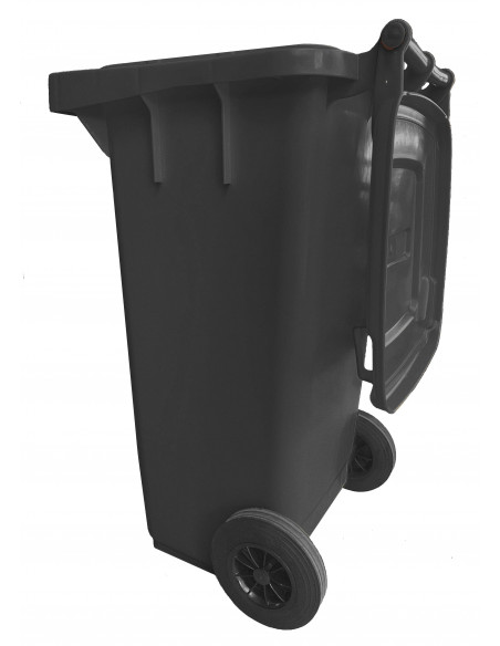 Bidone carrellato monocolore 240 litri per raccolta differenziata