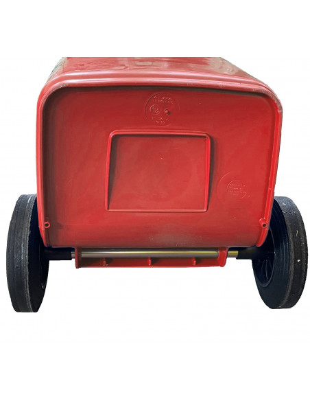 Bidone carrellato monocolore 240 litri per raccolta differenziata