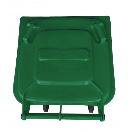 Bidone carrellato monocolore 240 litri per...