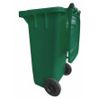 Bidone carrellato monocolore 240 litri per raccolta differenziata