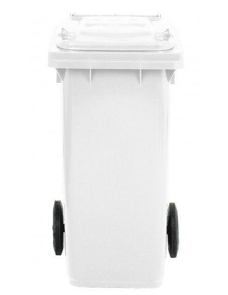 Bidone carrellato monocolore 120 litri per raccolta differenziata