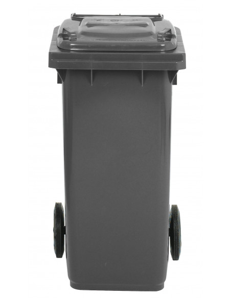 Bidone carrellato monocolore 120 litri per raccolta differenziata