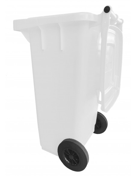 Bidone carrellato monocolore 120 litri per raccolta differenziata