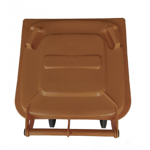 Bidone carrellato monocolore 120 litri per...