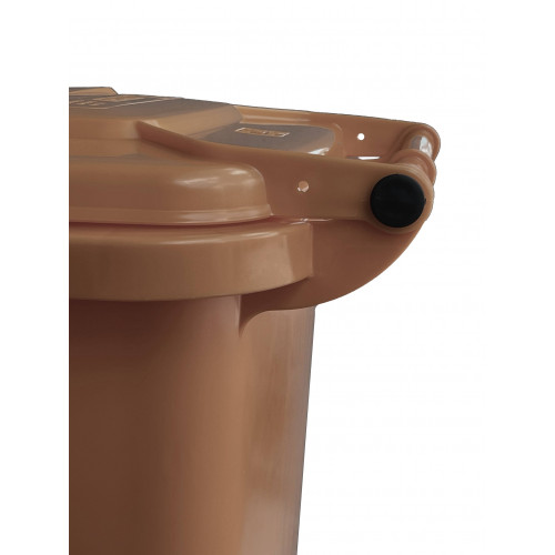 Bidone carrellato monocolore 120 litri per...