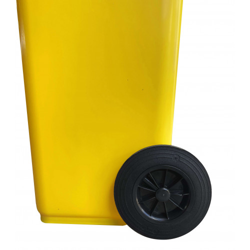 Bidone carrellato monocolore 120 litri per...