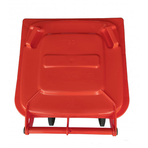 Bidone carrellato monocolore 120 litri per...