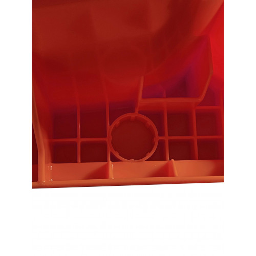 Bidone carrellato monocolore 120 litri per...