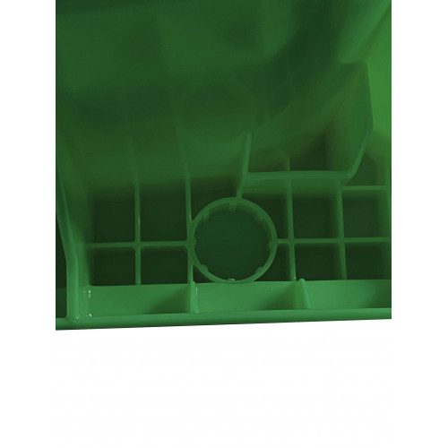 Bidone carrellato monocolore 120 litri per...