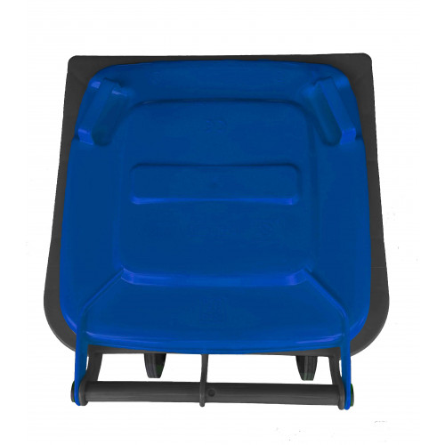 Bidone carrellato bicolor 240 litri per...