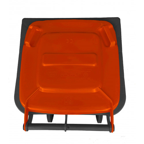 Bidone carrellato bicolor 240 litri per...