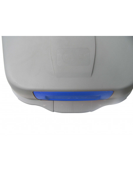 Bidone 100 litri con ruote e coperchio a campana per raccolta differenziata