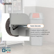 Bidone 100 litri con ruote e coperchio a campana per raccolta differenziata