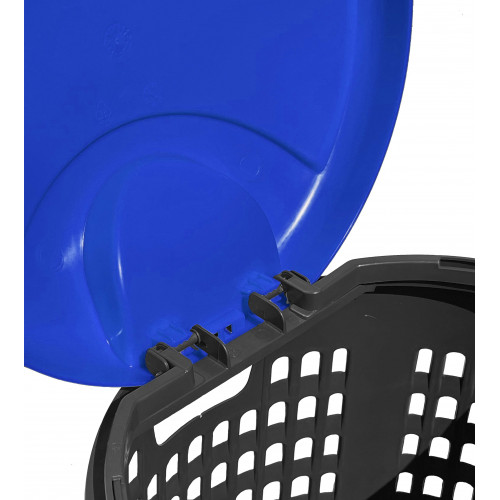 Trespolo bicolor portasacco 110 litri con fondo...