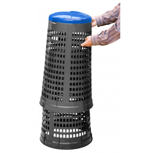 Trespolo bicolor portasacco 110 litri con fondo...