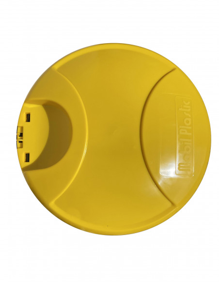 Trespolo bicolor portasacco 110 litri con fondo grigio e coperchio colorato per raccolta differenziata