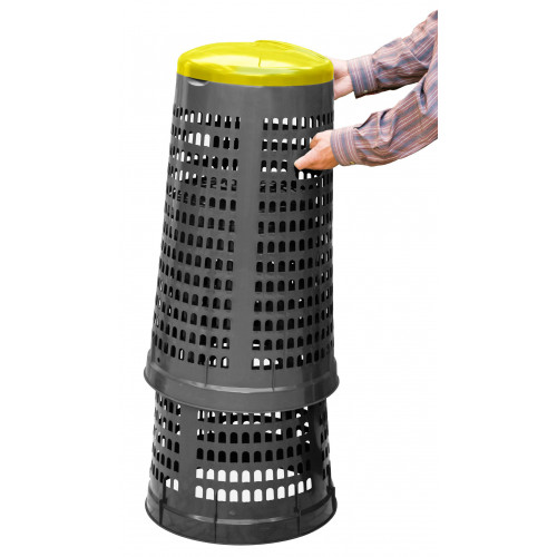 Trespolo bicolor portasacco 110 litri con fondo...