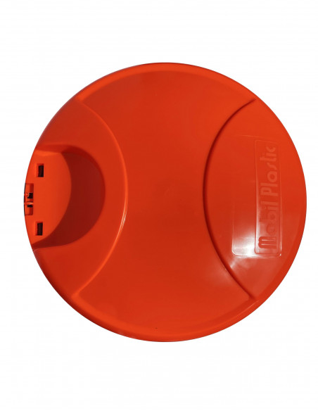 Trespolo bicolor portasacco 110 litri con fondo grigio e coperchio colorato per raccolta differenziata