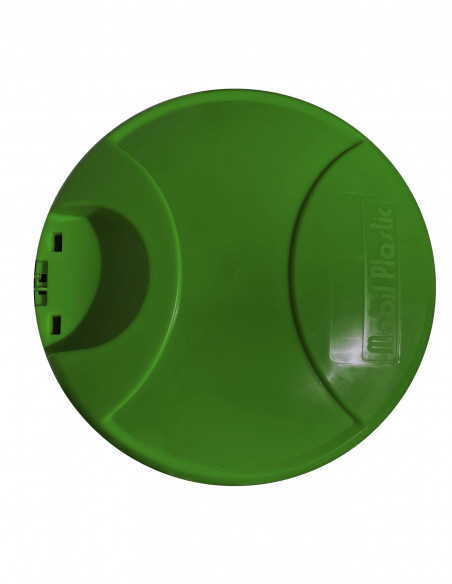 Trespolo bicolor portasacco 110 litri con fondo grigio e coperchio colorato per raccolta differenziata