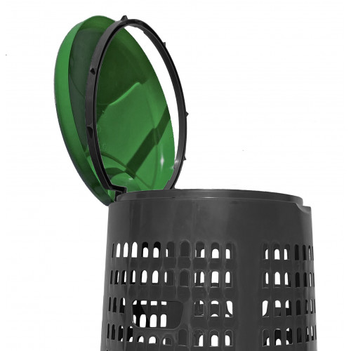 Trespolo bicolor portasacco 110 litri con fondo...