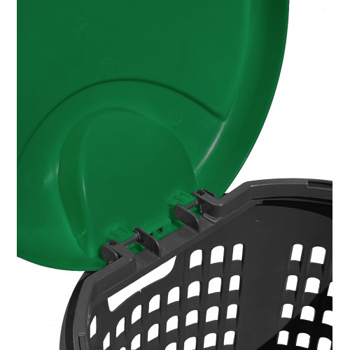 Trespolo bicolor portasacco 110 litri con fondo...