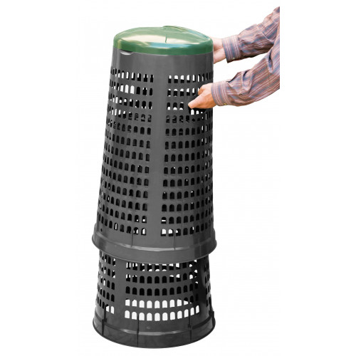 Trespolo bicolor portasacco 110 litri con fondo...